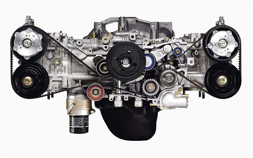 The main differences between the FA and EJ engines