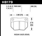 HAWK HP Plus Brake Pads Rear - 06/07 Wrx